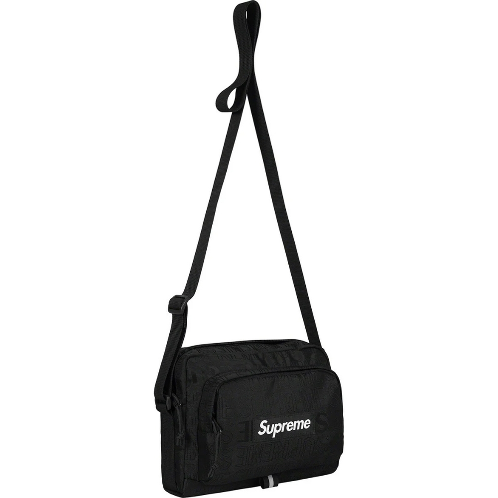 Supreme SS19 Shoulder Messenger Bag Black